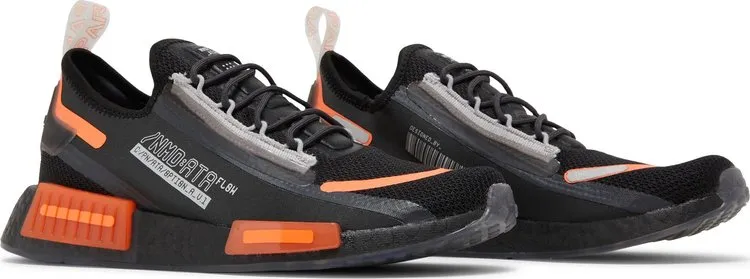 Adidas NMD_R1 Spectoo 'Black Team Solar Orange' sneakers, black