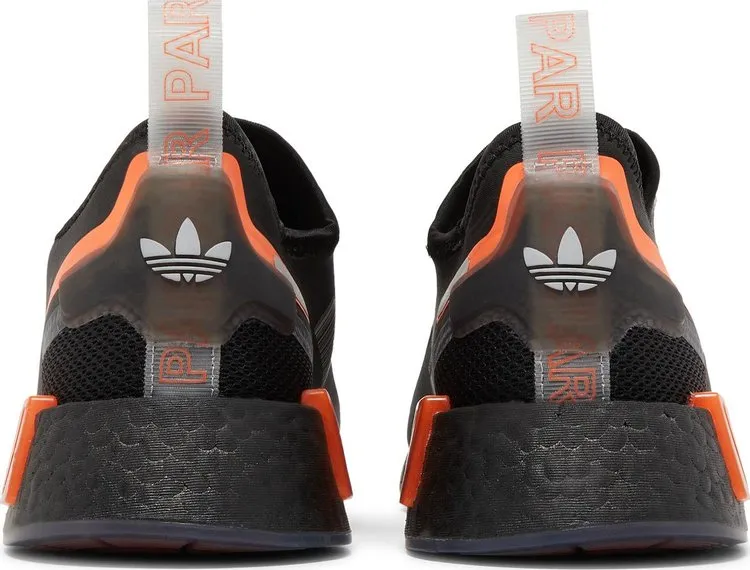 Adidas NMD_R1 Spectoo 'Black Team Solar Orange' sneakers, black