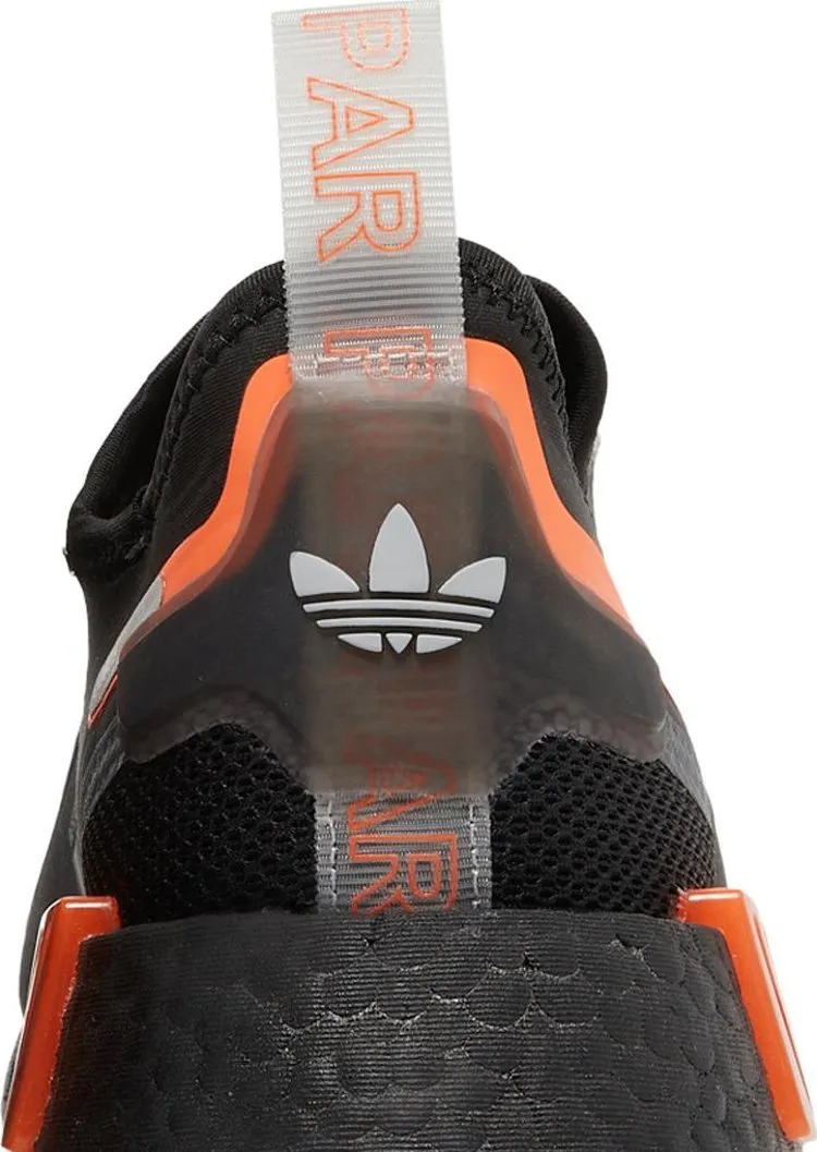 Adidas NMD_R1 Spectoo 'Black Team Solar Orange' sneakers, black