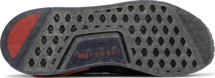 Adidas NMD_R1 Spectoo 'Black Team Solar Orange' sneakers, black