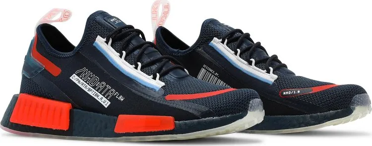 Adidas NMD_R1 Spectoo 'Crew Navy Solar Red' sneakers, blue