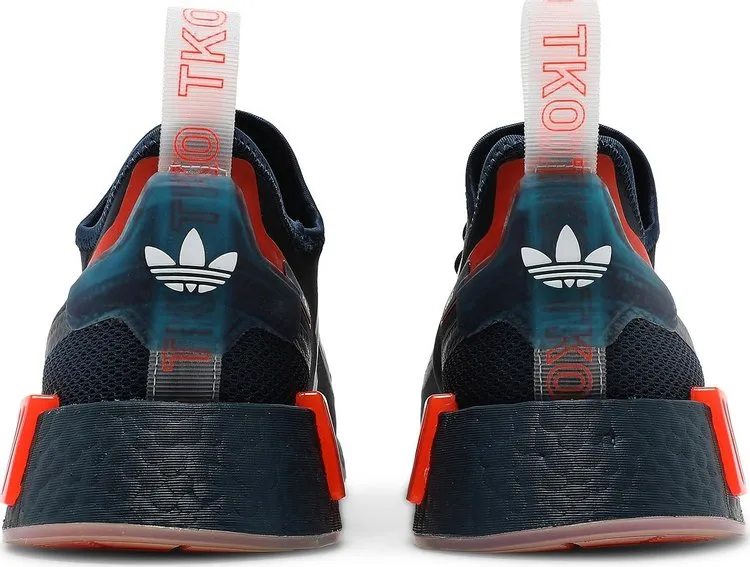 Adidas NMD_R1 Spectoo 'Crew Navy Solar Red' sneakers, blue