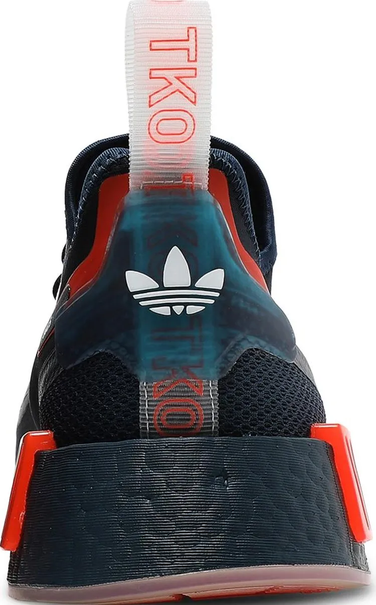 Adidas NMD_R1 Spectoo 'Crew Navy Solar Red' sneakers, blue