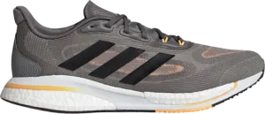 Adidas Supernova  'Grey Flash Orange' sneakers, gray