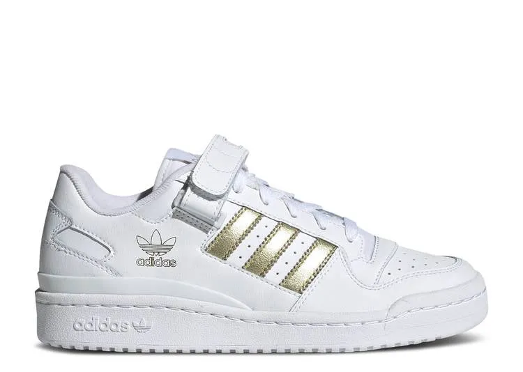 Adidas WMNS FORUM LOW 'WHITE GOLD METALLIC' sneakers, white