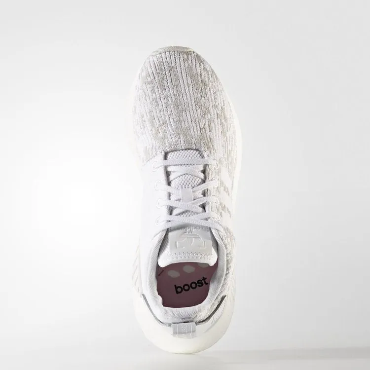Adidas Wmns NMD_R2 'White Grey' sneakers, white