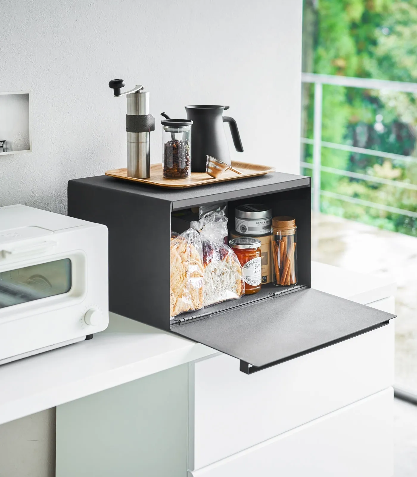 Bread Box - Two Styles - Steel from Yamazaki Home