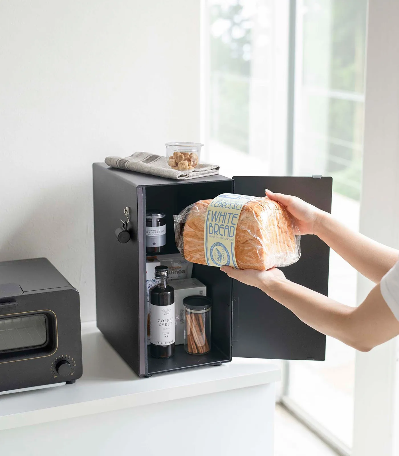 Bread Box - Two Styles - Steel from Yamazaki Home