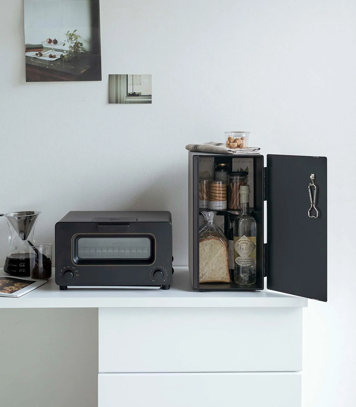 Bread Box - Two Styles - Steel from Yamazaki Home