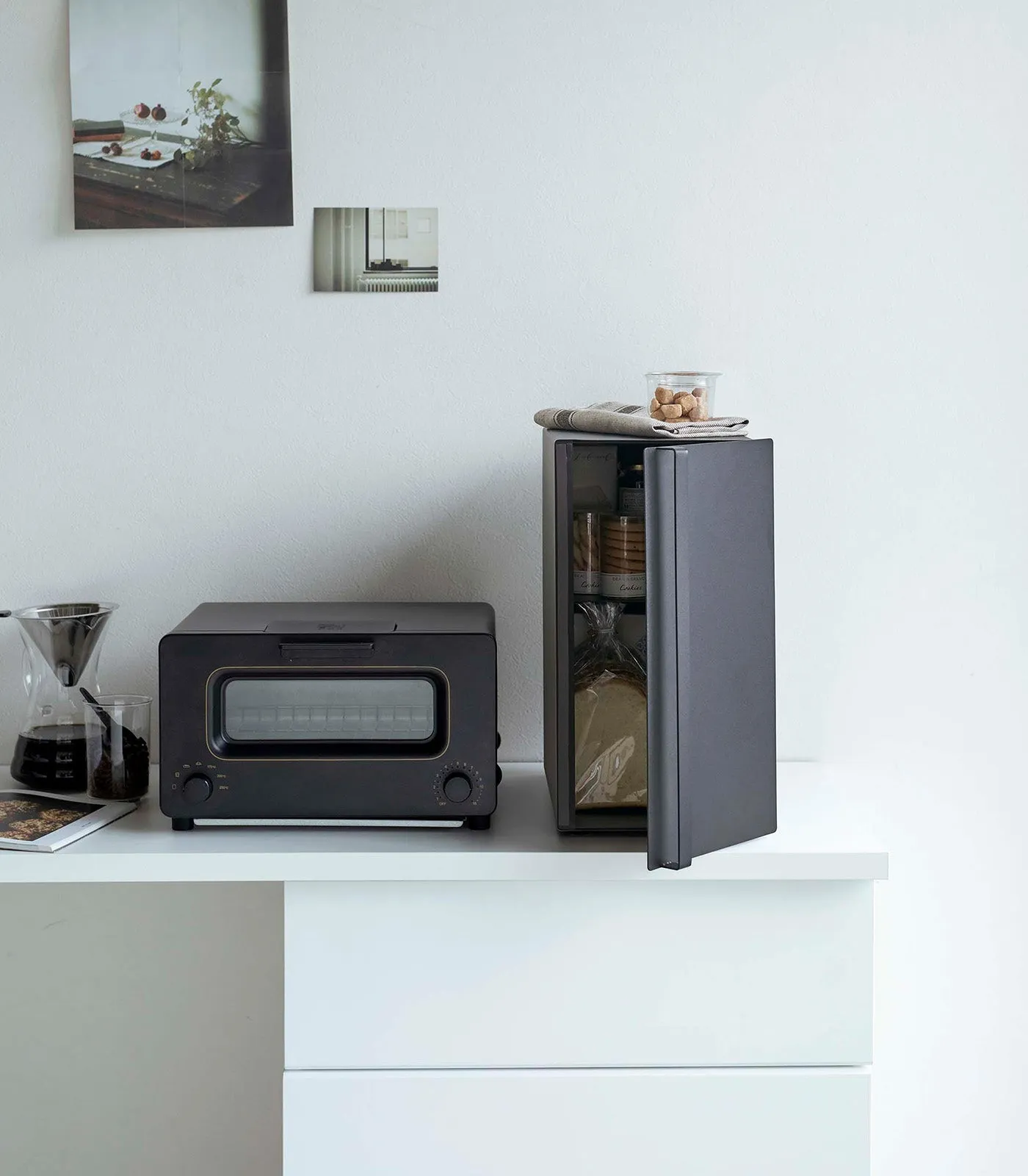 Bread Box - Two Styles - Steel from Yamazaki Home