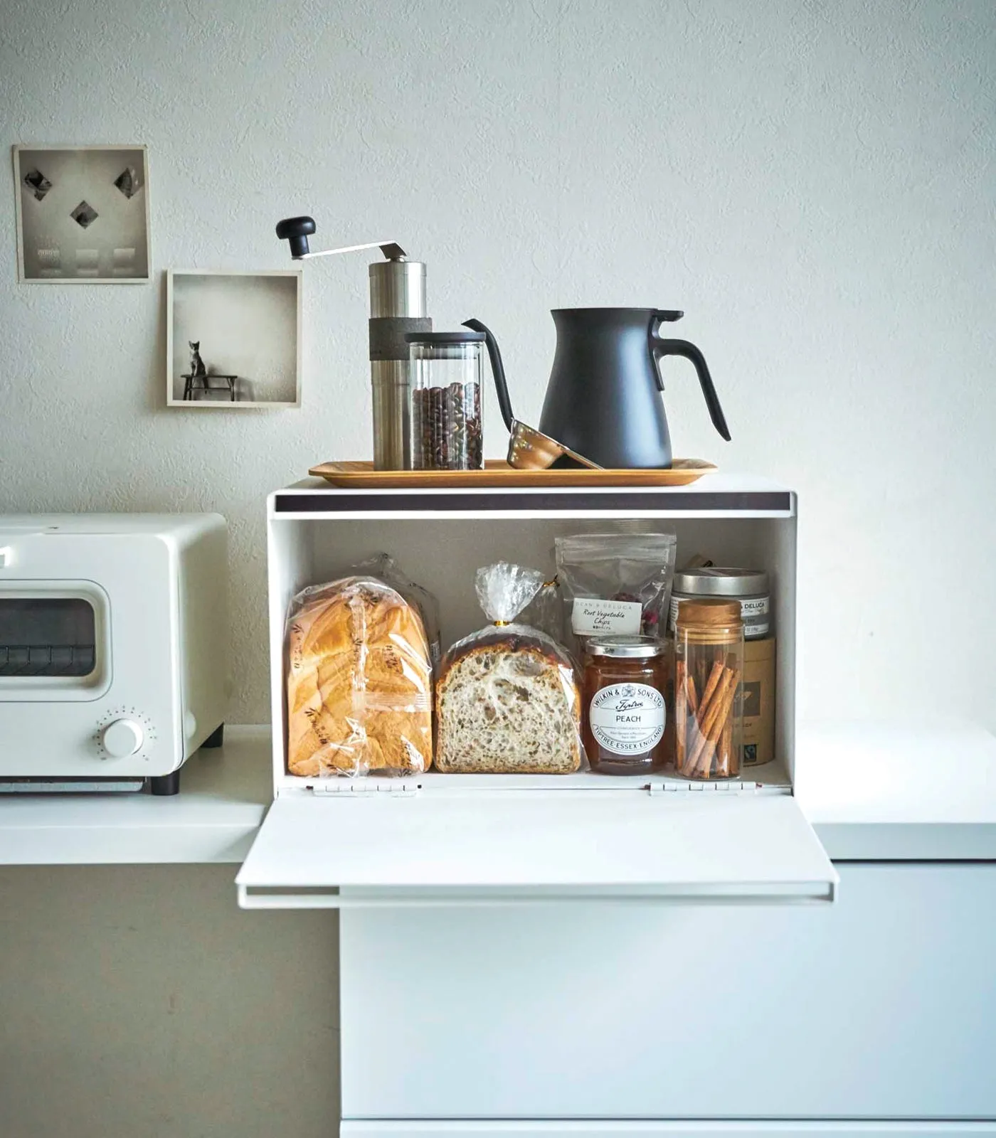 Bread Box - Two Styles - Steel from Yamazaki Home