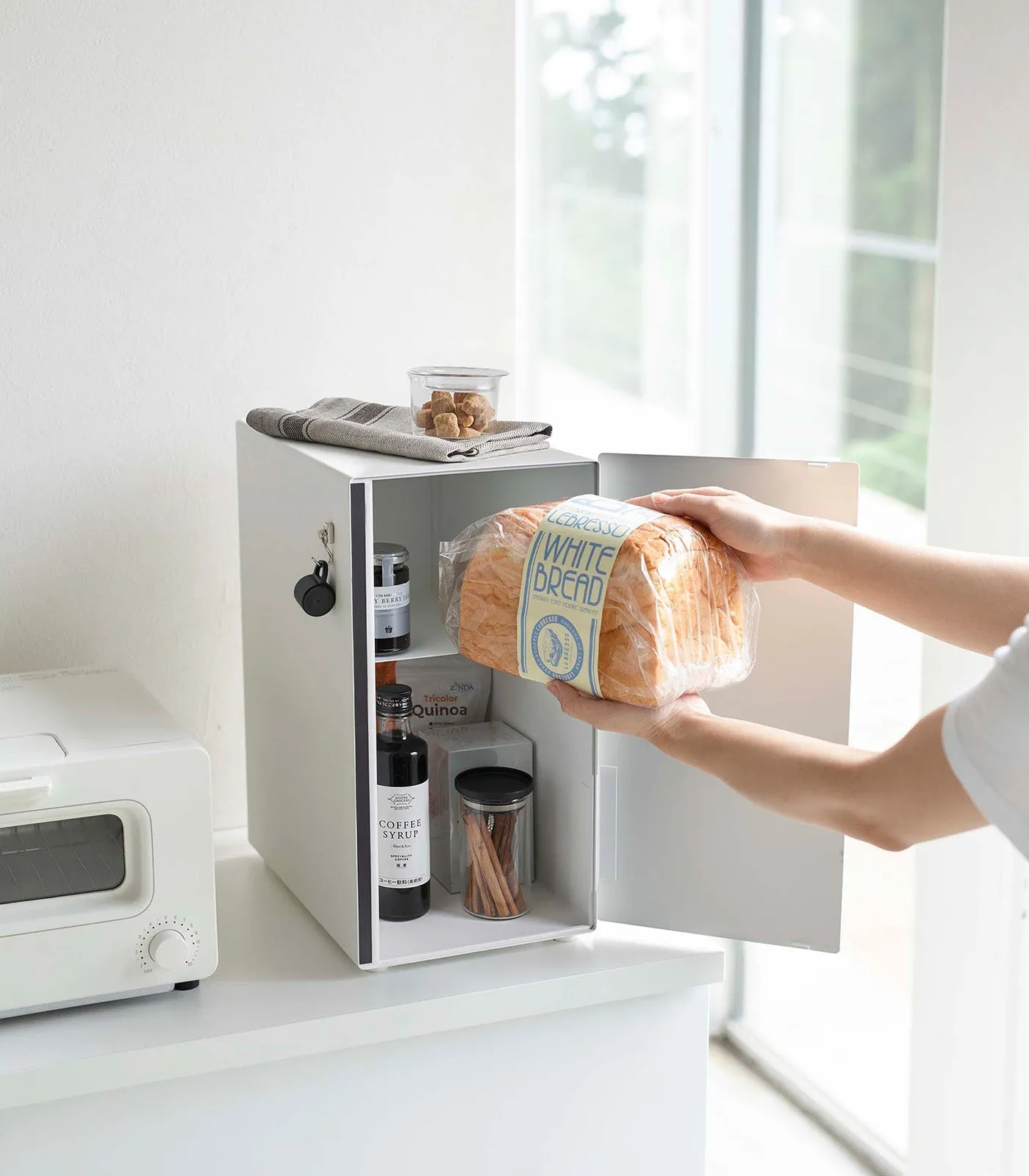 Bread Box - Two Styles - Steel from Yamazaki Home