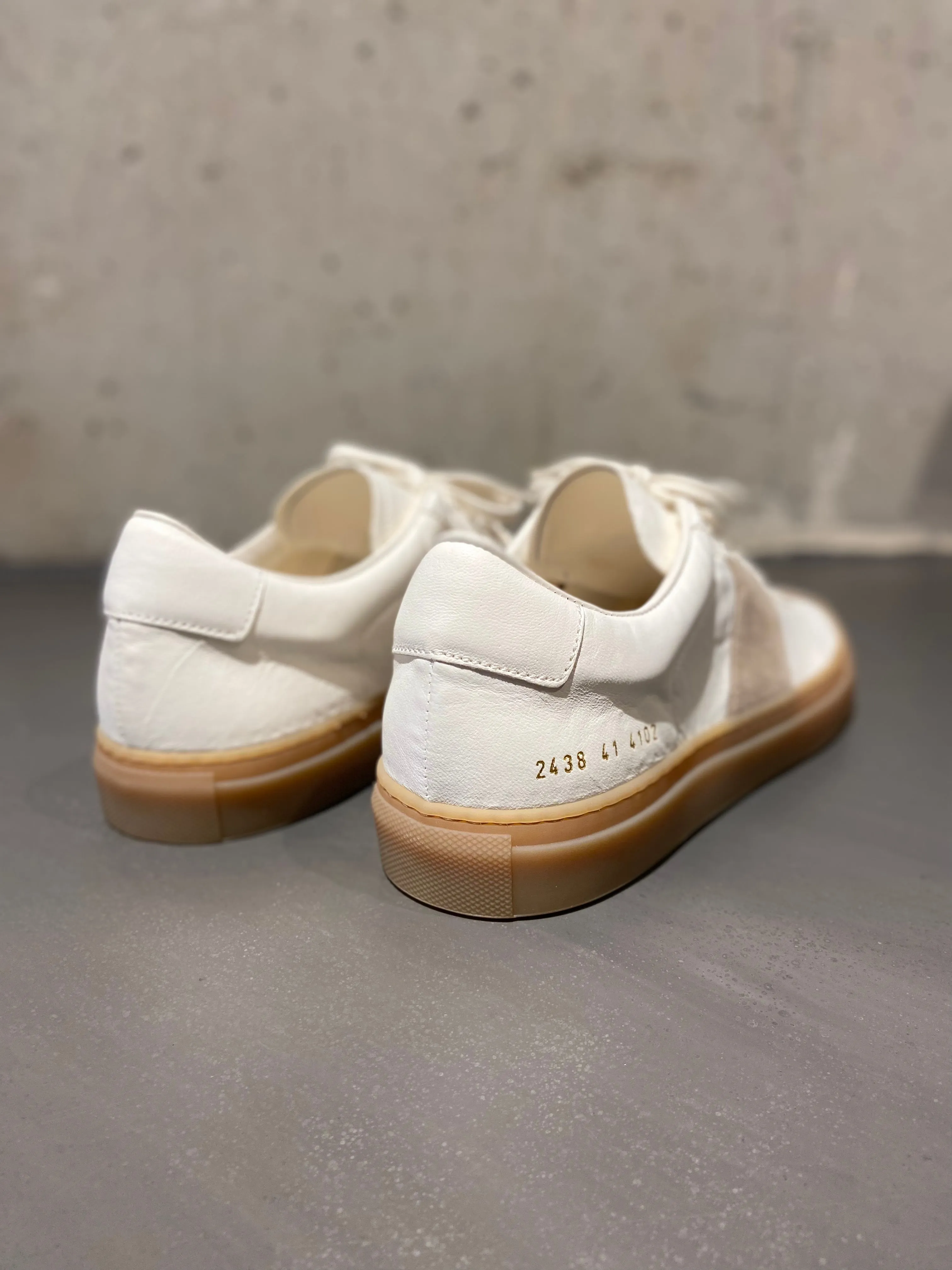 Optimized Title: Common Projects 2438 Off-White Tennis Trainer - Premium Casual Sneakers