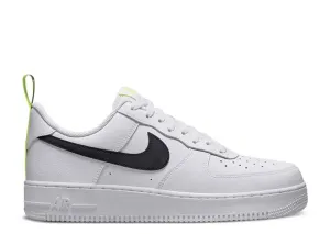 Nike AIR FORCE 1 '07 'WHITE BLACK VOLT', white