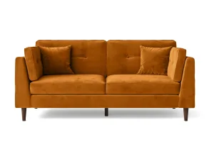 Ragusa 3 Seater Sofa Gold Velvet