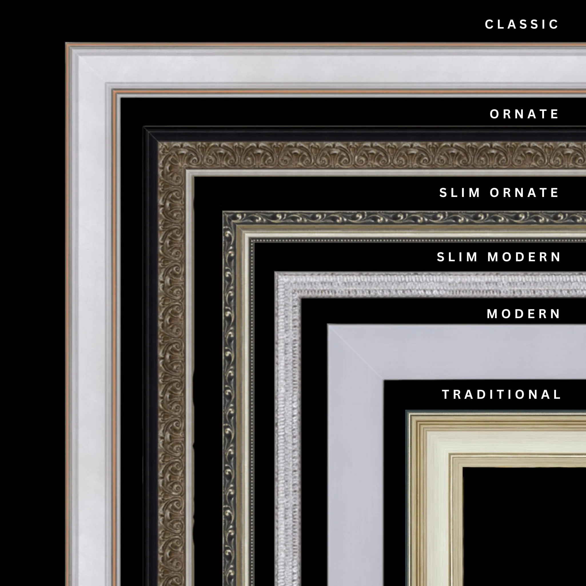 Silver 23x16 Picture Frame Ornate Traditional Classic Antique